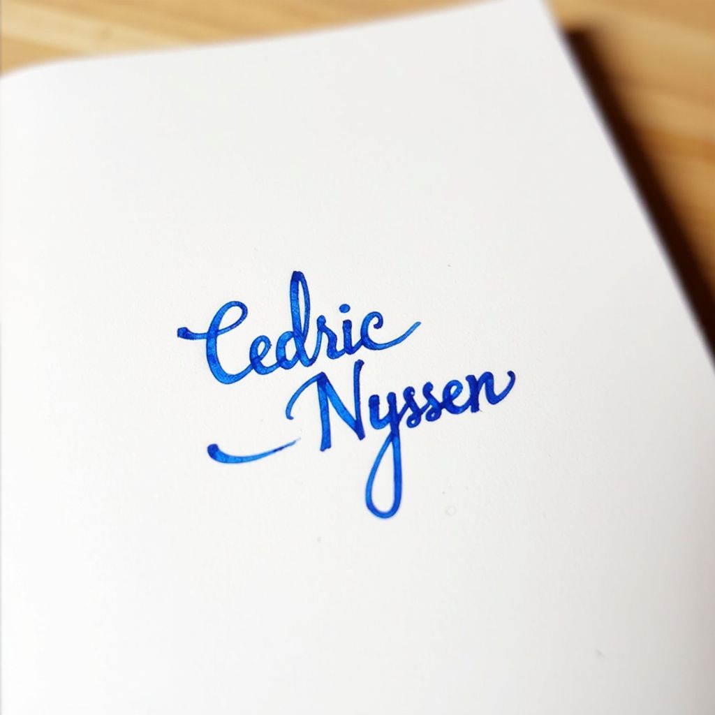 Signature for Cedric Nyssen