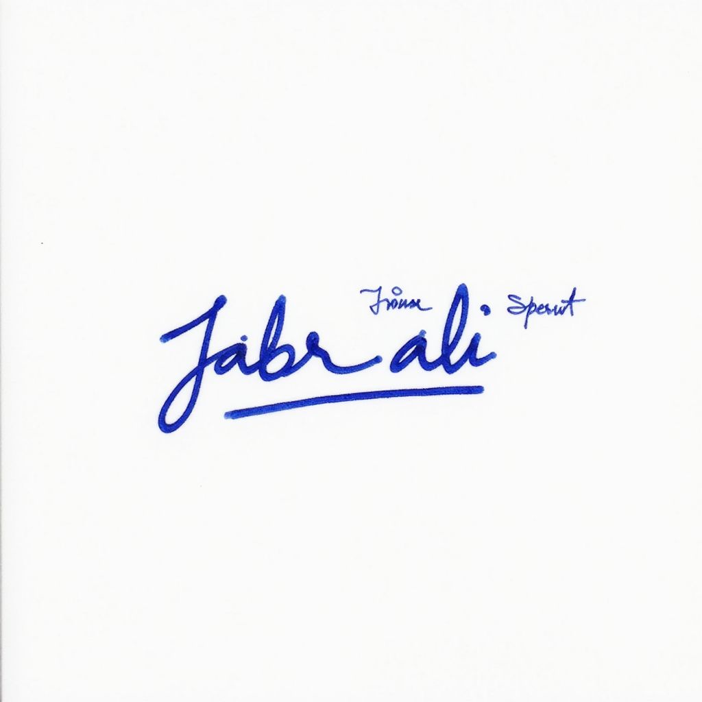 Signature for Jabr ali