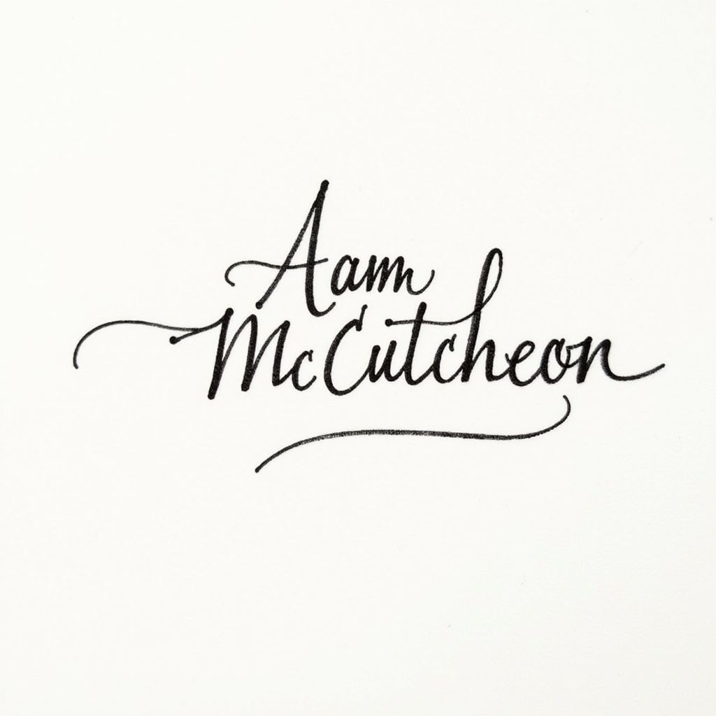 Signature for AAMcCutcheon