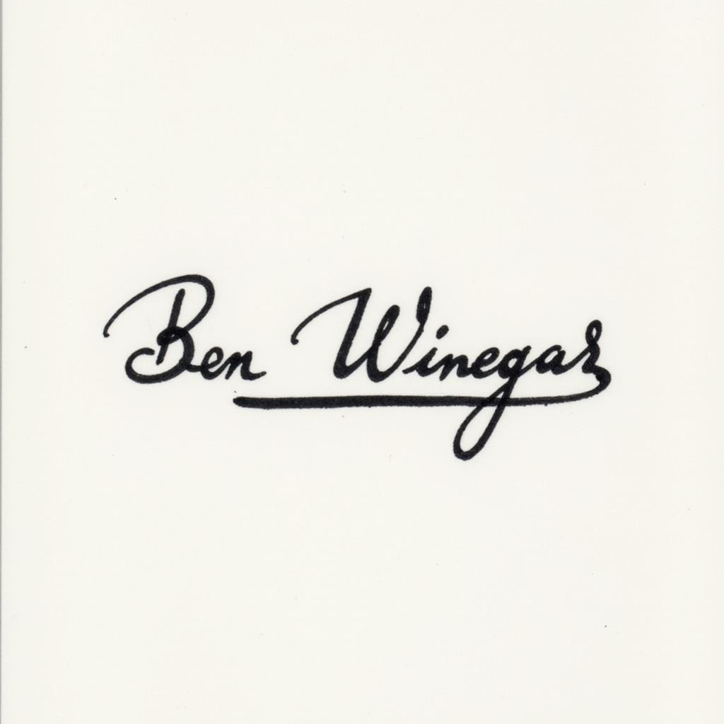 Signature for Ben Winegar
