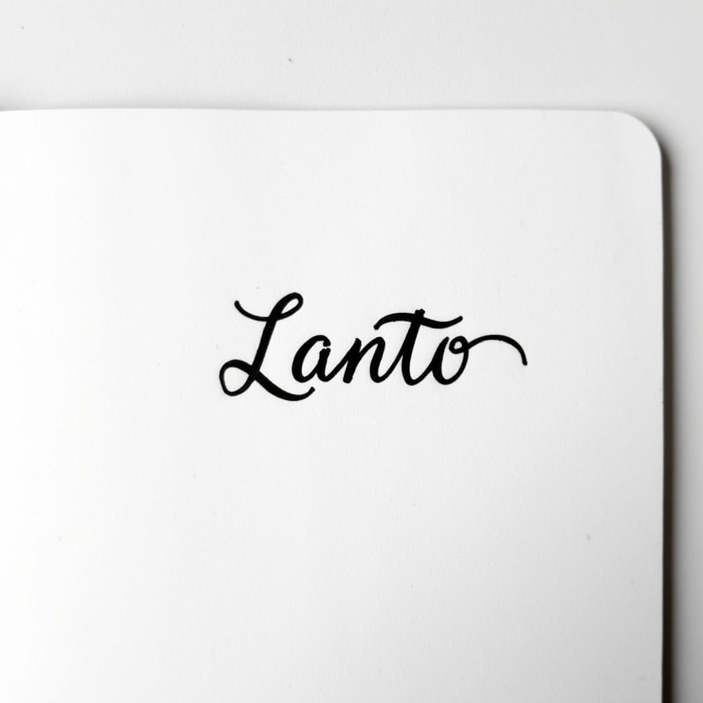 Signature for Lanto