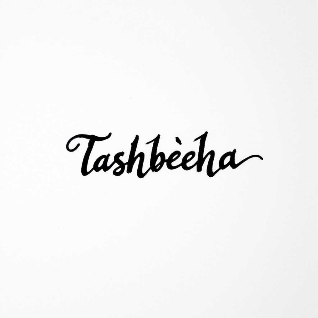Signature for Tashbeeha